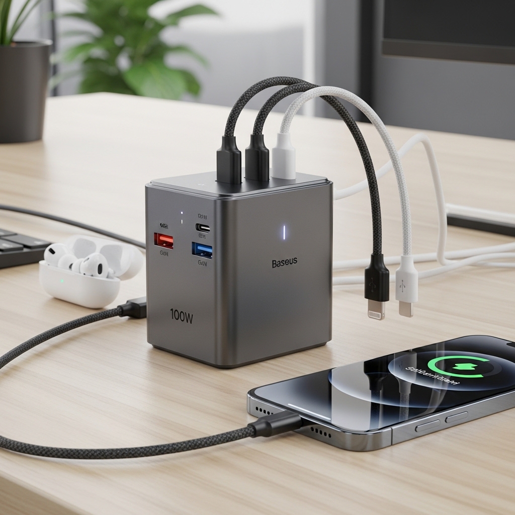 Baseus 100W 4-Port GaN